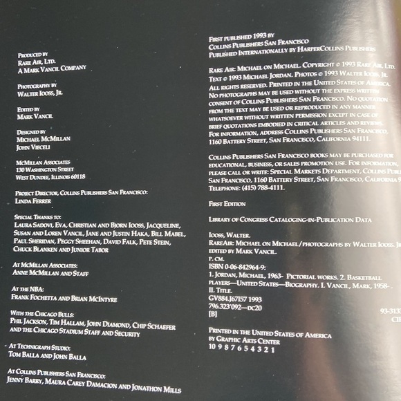 𝅺rare Air Michael on Michael by Michael Jordan, First Edition - Picture 3 of 16